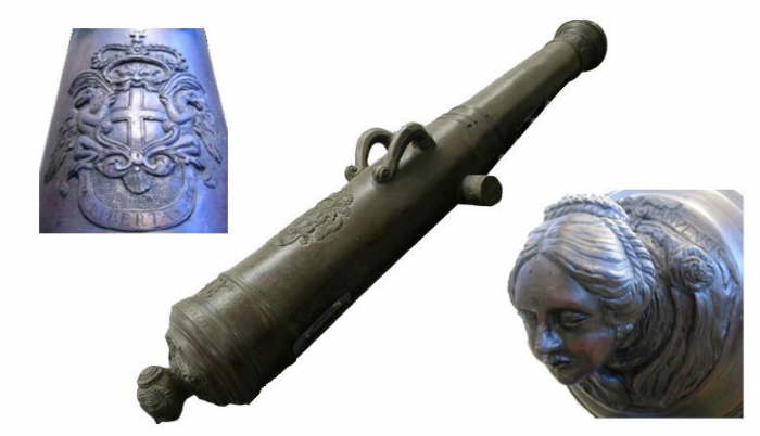 05080185 Santa Caterina di Genova. Mezzo cannone da 38 libbre