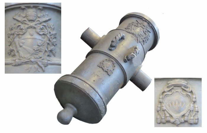 05080251 Obice da 14 dello Stato pontificio. Secolo XVIII