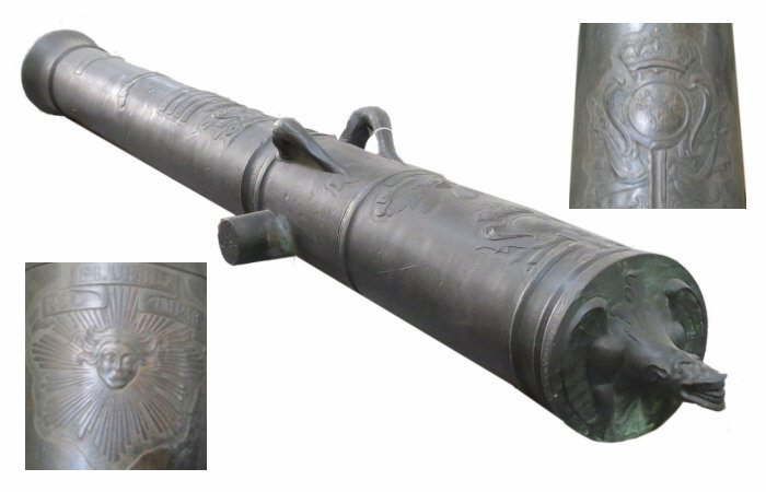 0508197 CADMUS Cannone da 8 del Regno di Francia. Lione 1750 