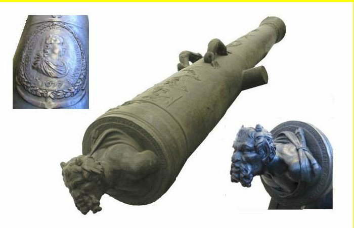 05080092 Mezzo cannone da 24 libbre della marina francese.Secolo XVII